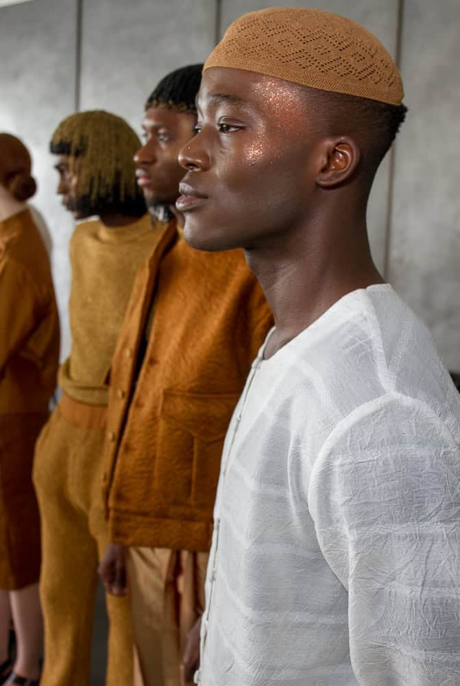 Backstage Lukhanyo Mdingi  Fall 2019