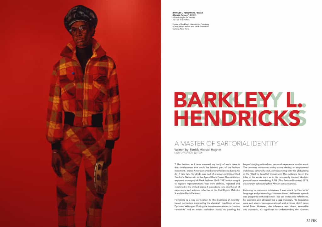 Barkley Hendricks fashion inspiration