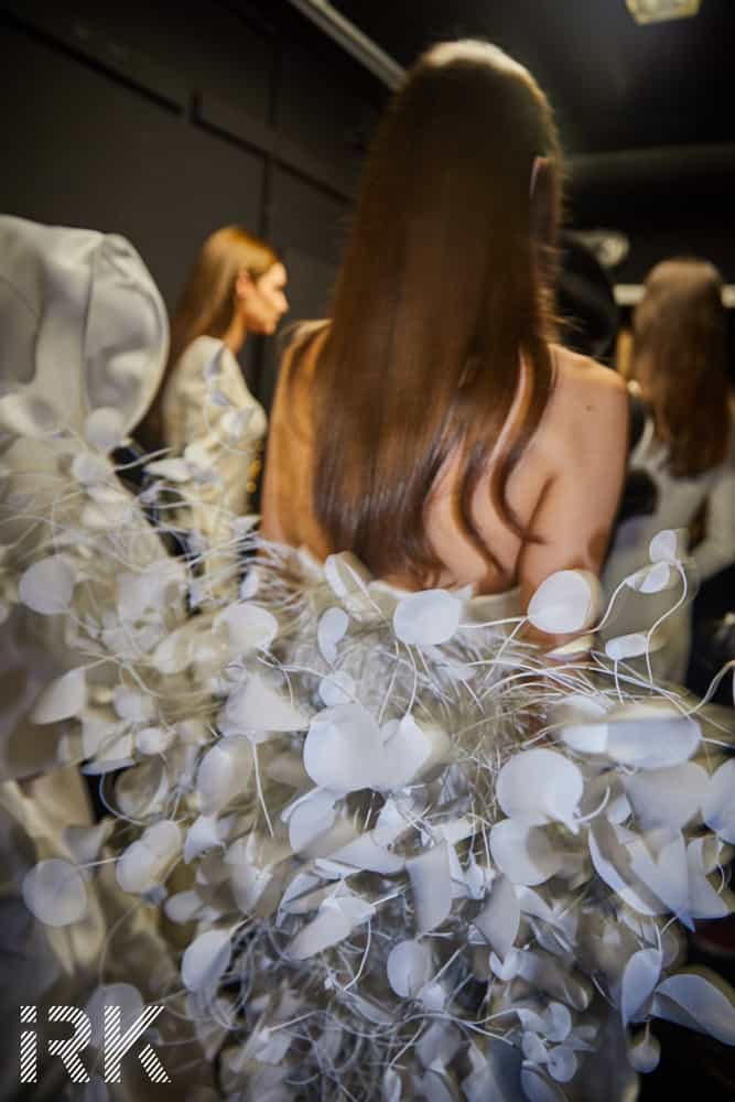 Stephane Rolland, Fall/Winter 2017 - Haute Couture, Backstage with Iris Brosch