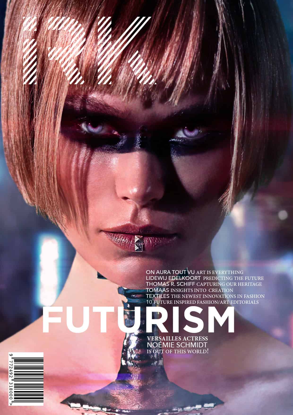 FUTURISM COVER fashion editorial inspired by blade runner