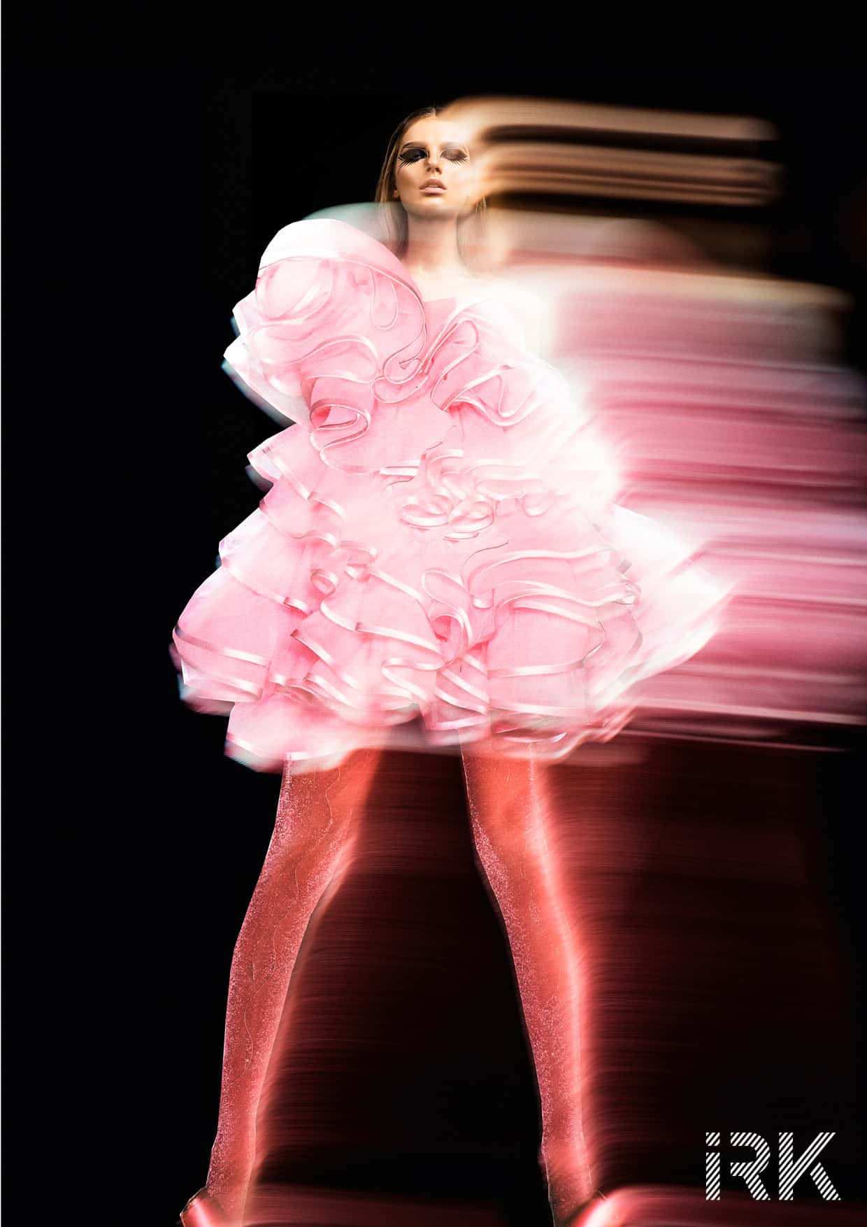 Frilled Pink Dress Marc Jacobs