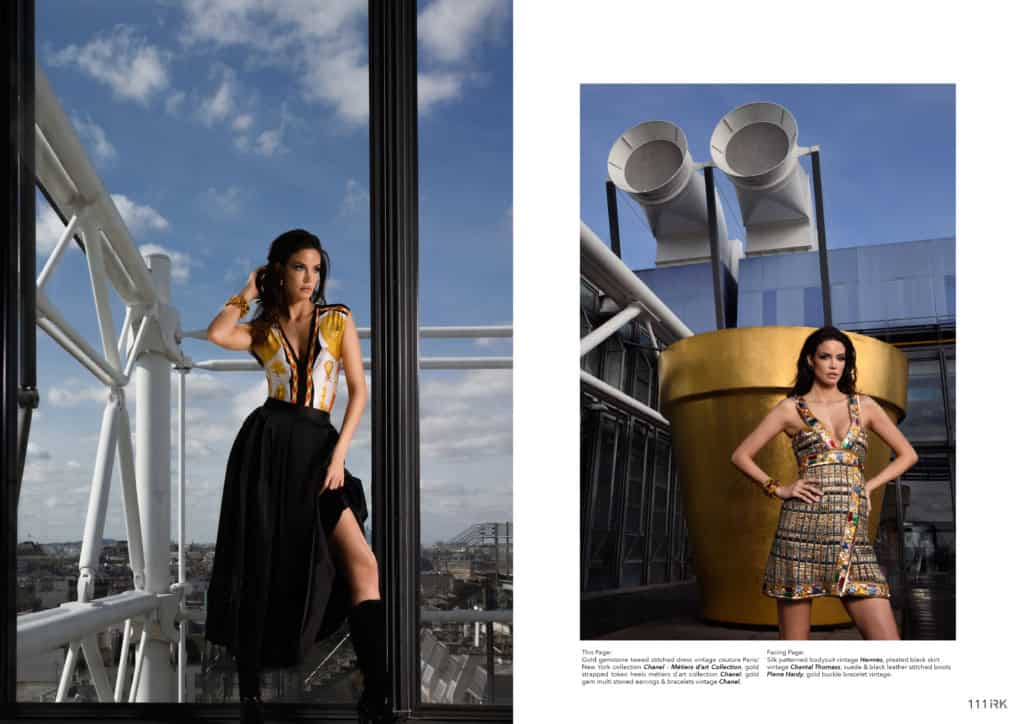 Centre Pompidou fashion editorial