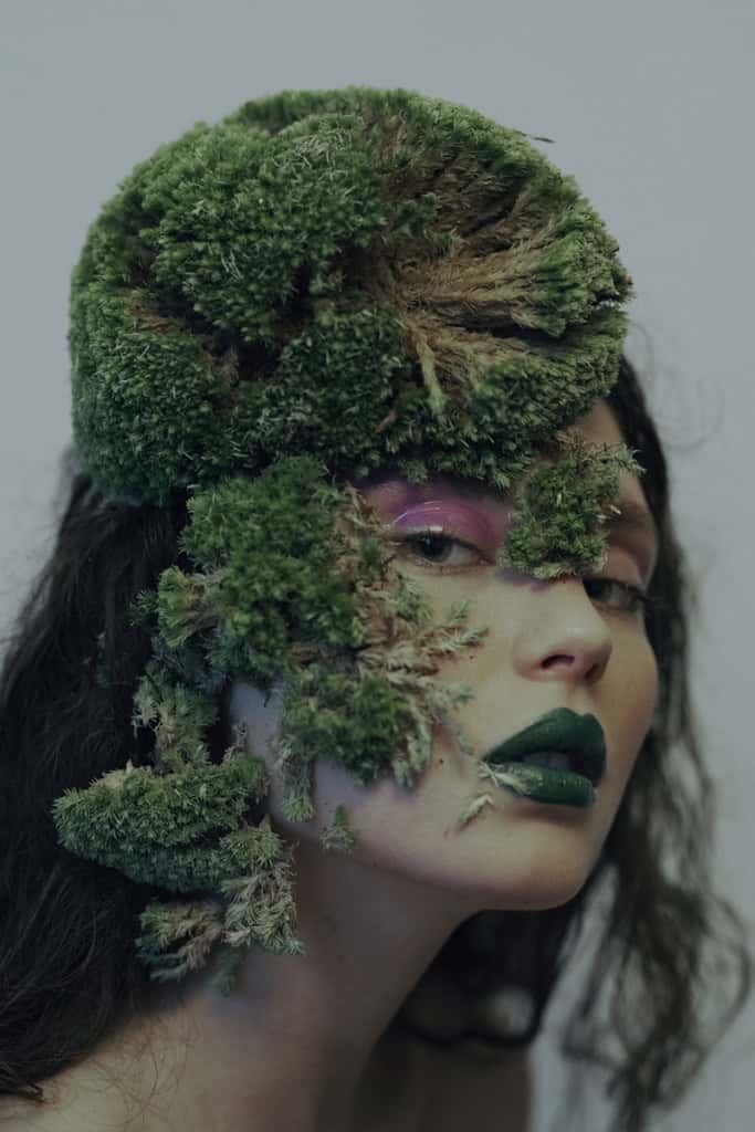 moss covered beauty portrait