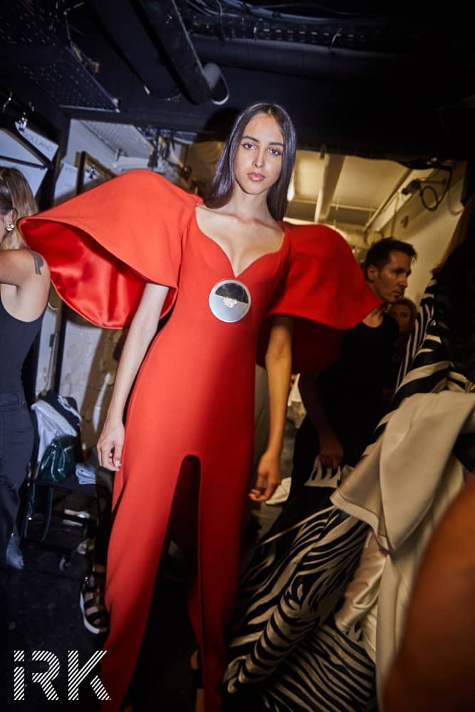 Stephane Rolland, Fall/Winter 2017 - Haute Couture, Backstage with Iris Brosch