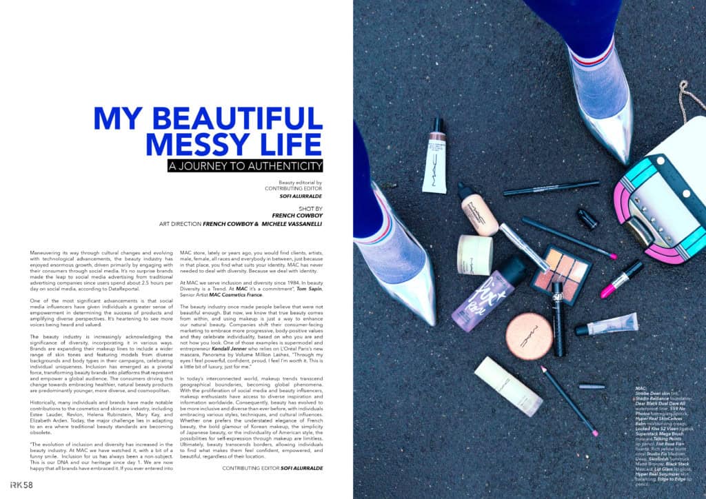 Beauty still life editorial