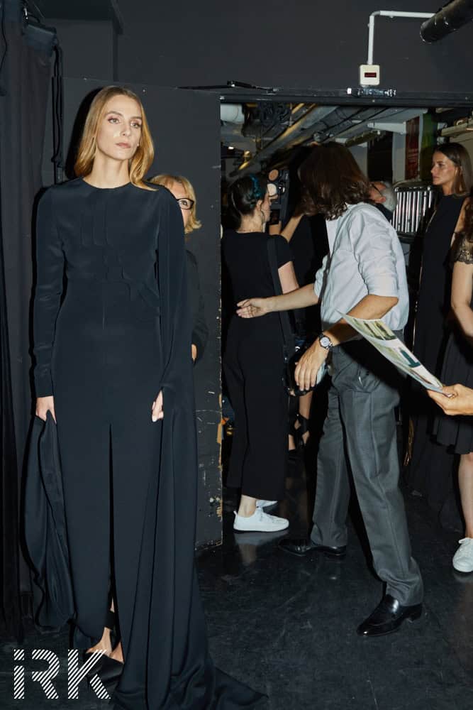 Stephane Rolland, Fall/Winter 2017 - Haute Couture, Backstage with Iris Brosch