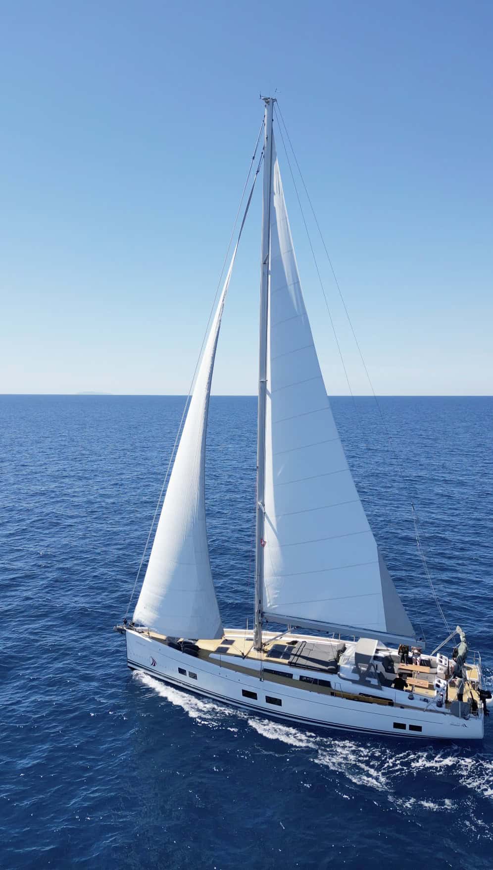 color landscape photograph of sailboat