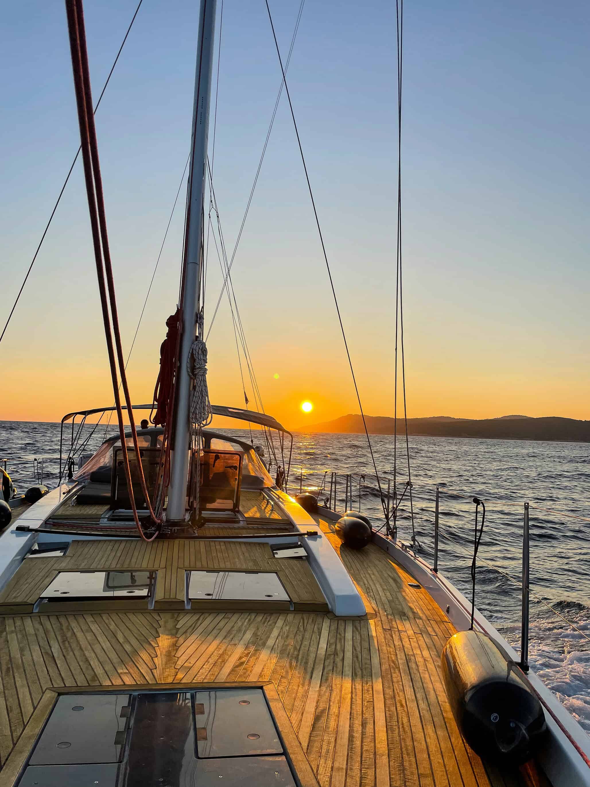 color landscape photograph of sailboat