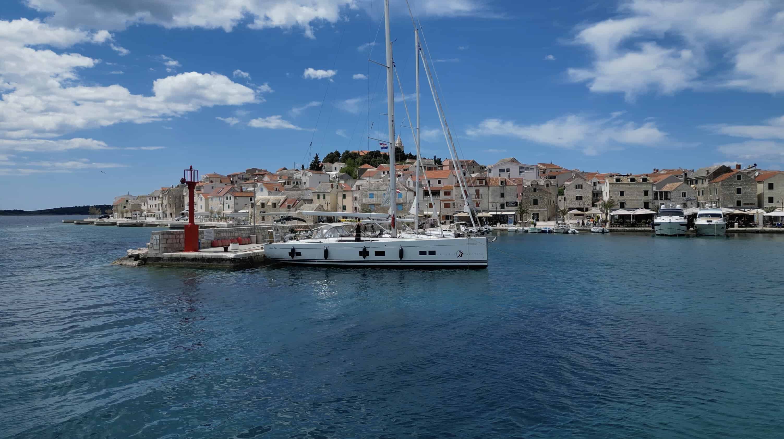 color landscape photograph of sailboat