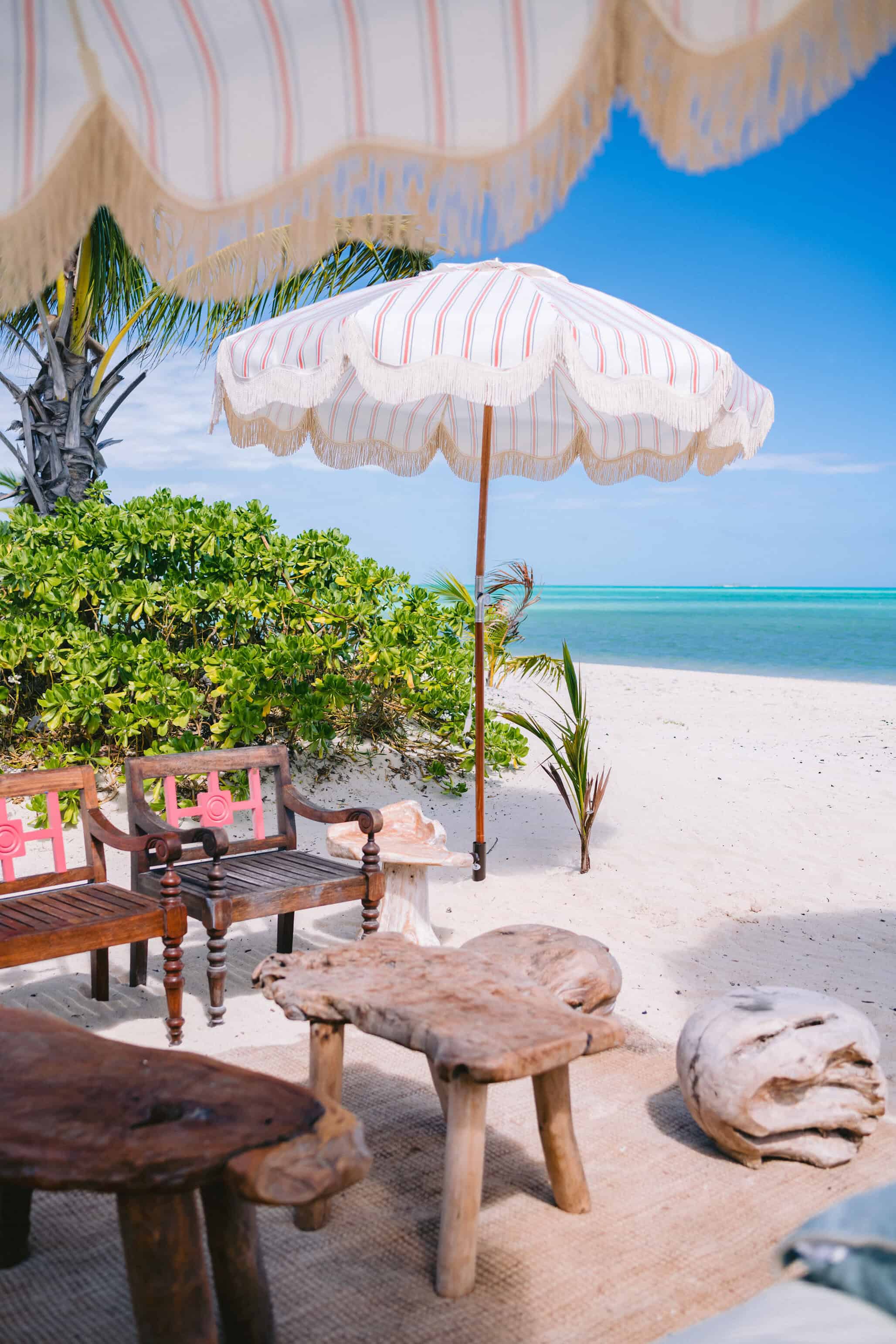 daylight beachfront lounge area color photography