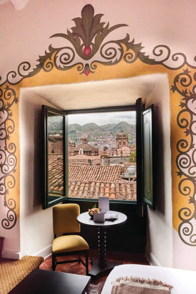 Belmond Hotel Peru window