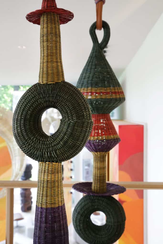 Woven sculpture by Salvador Compañ